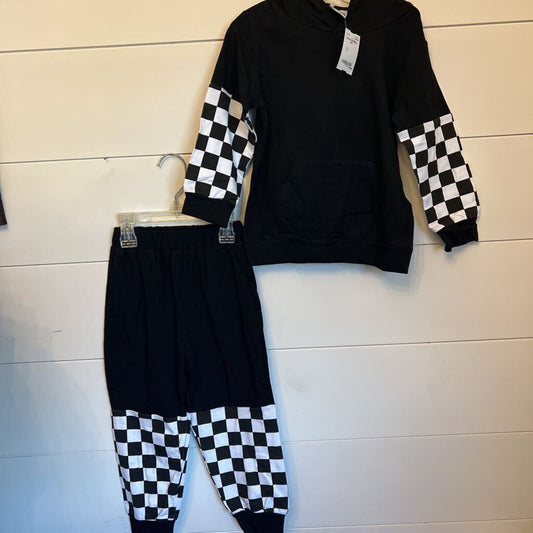 Checkered Black Set